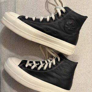 Converse Black and White High-Tops